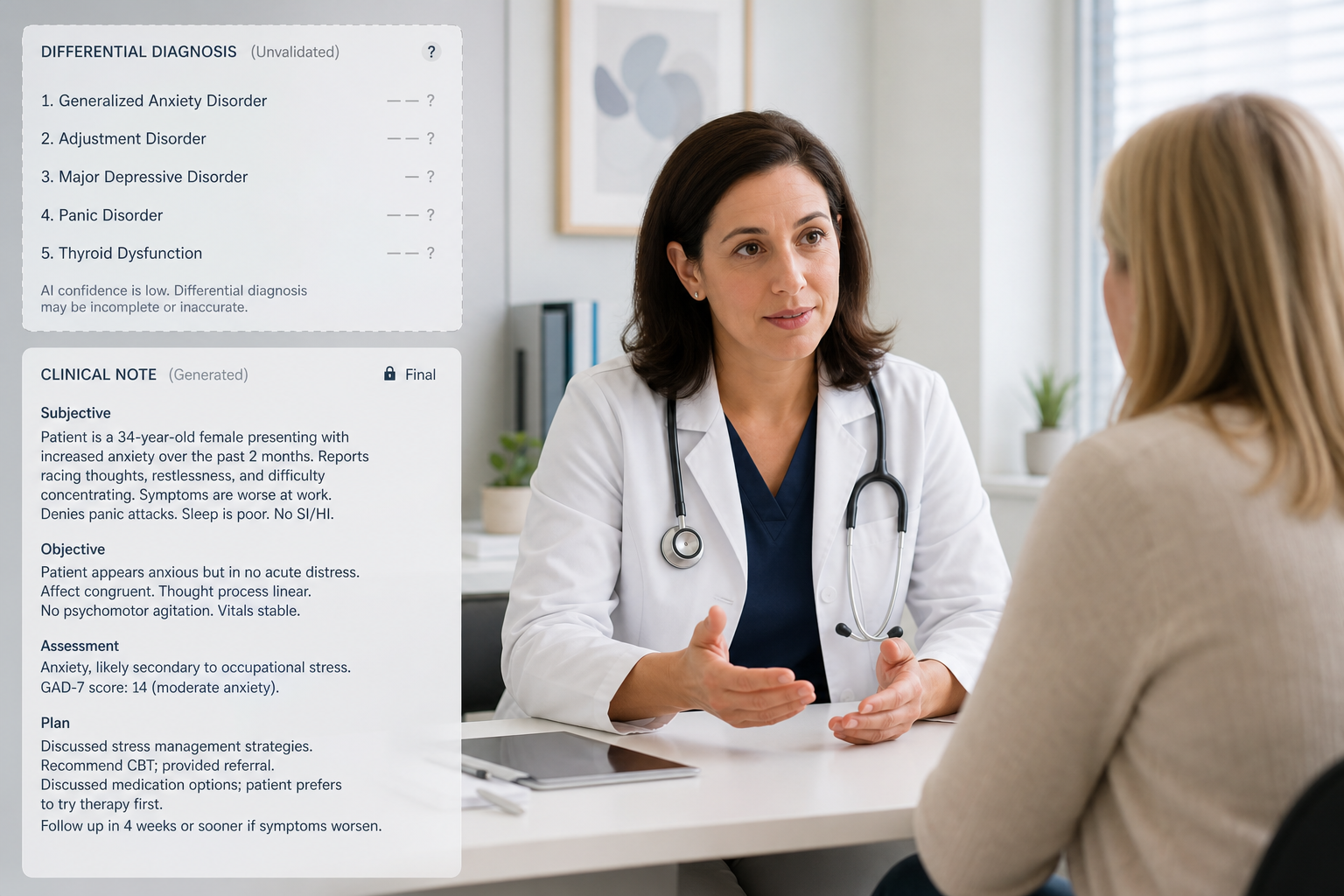 Ambient Clinical Intelligence: Beyond Scribing to Decision Support