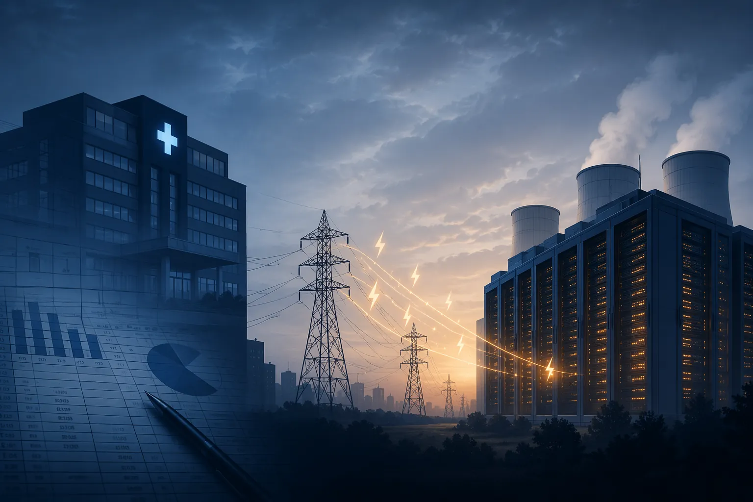 How AI Data Center Energy Costs Are Reshaping Hospital Budgets