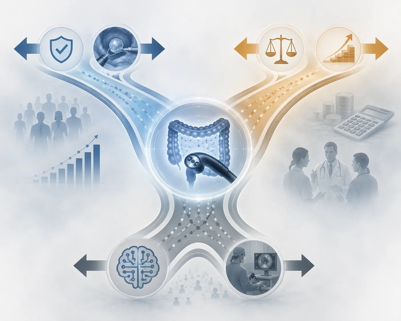 AI Colorectal Cancer Diagnosis Evidence: Three Key Tensions