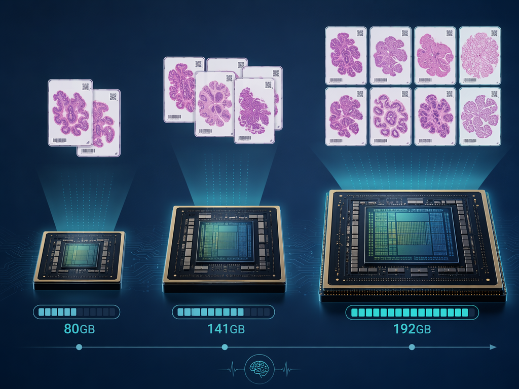 Comparison of H100, H200, and Blackwell B200 class GPU memory for pathology slide workloads