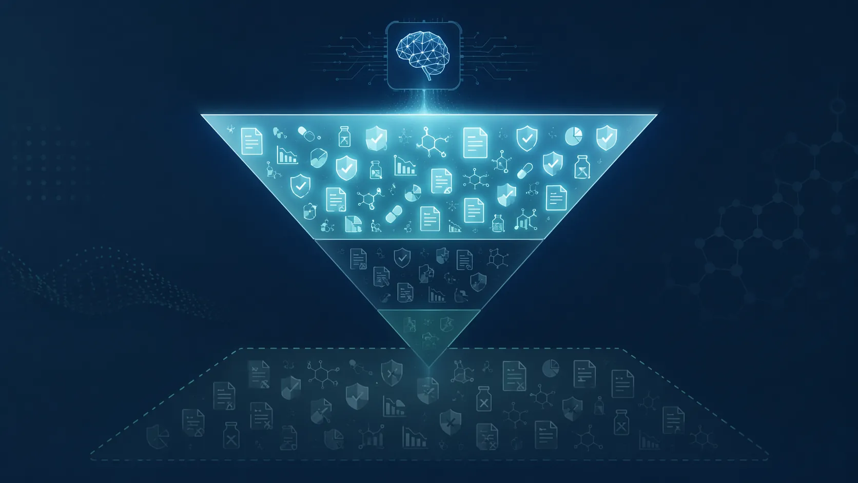 AI model trained mainly on published positive results while unavailable negative trial data remains hidden