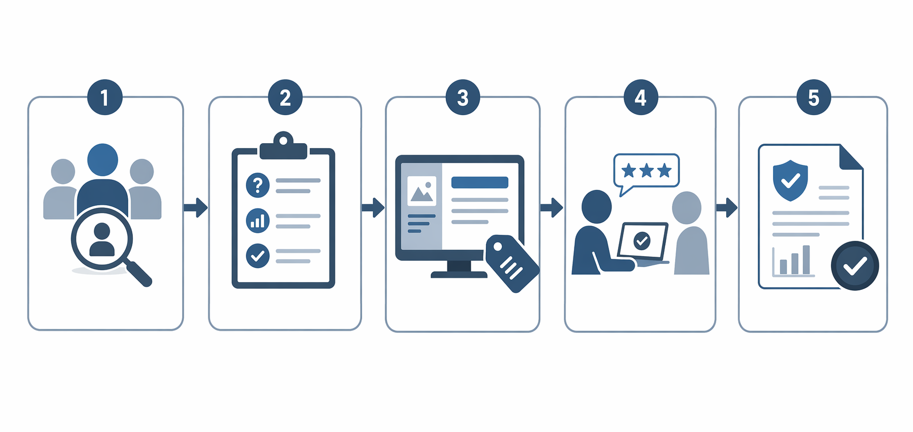 Workflow from user identification to information needs, interface design, usability validation, and submission evidence