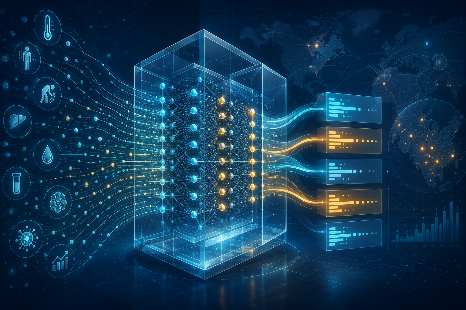 AFP surveillance data flowing into a transparent machine learning framework with explainability pathways