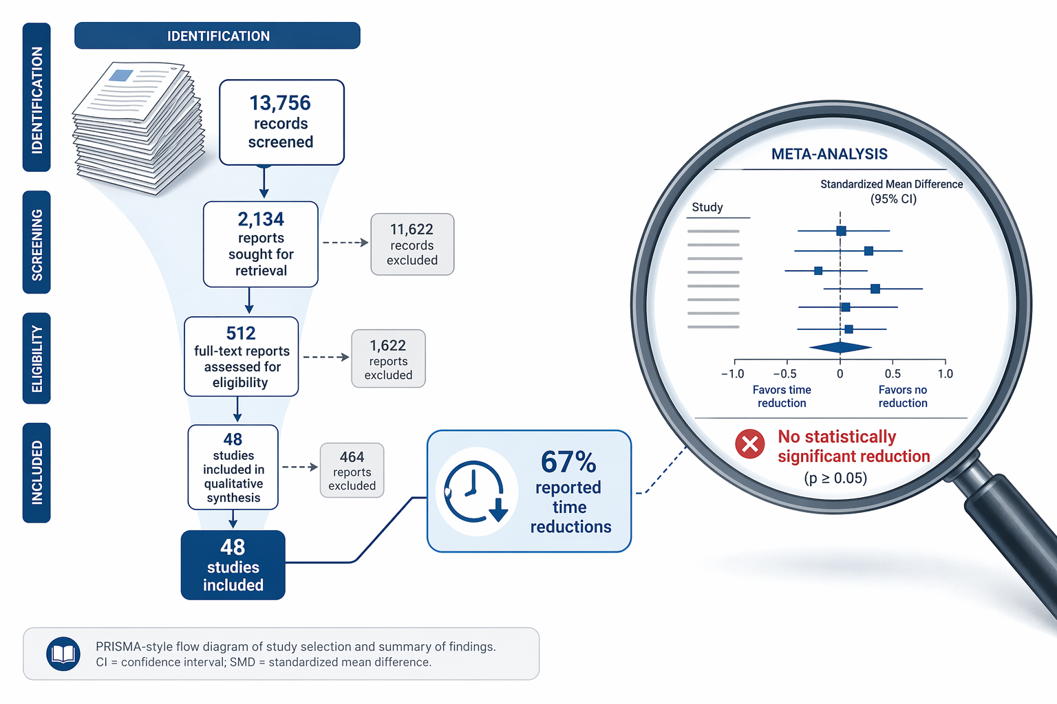 Does AI Actually Save Time in Medical Imaging? What the Meta-Analyses Show