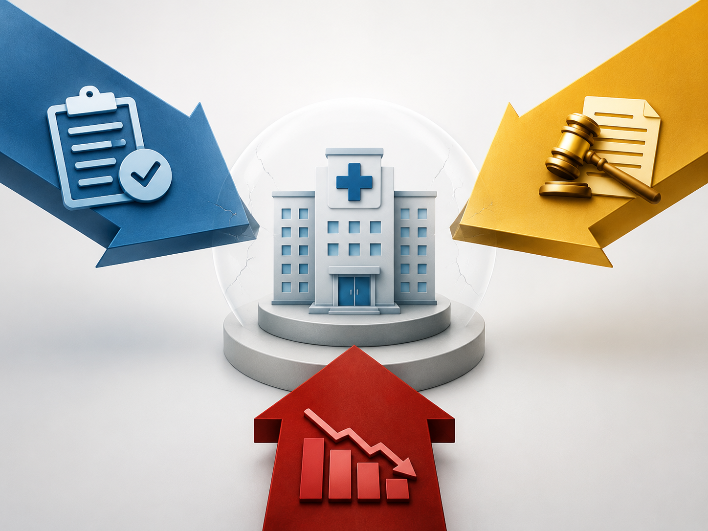 Clinical evidence, regulation, and funding pressure converging on a medical cross