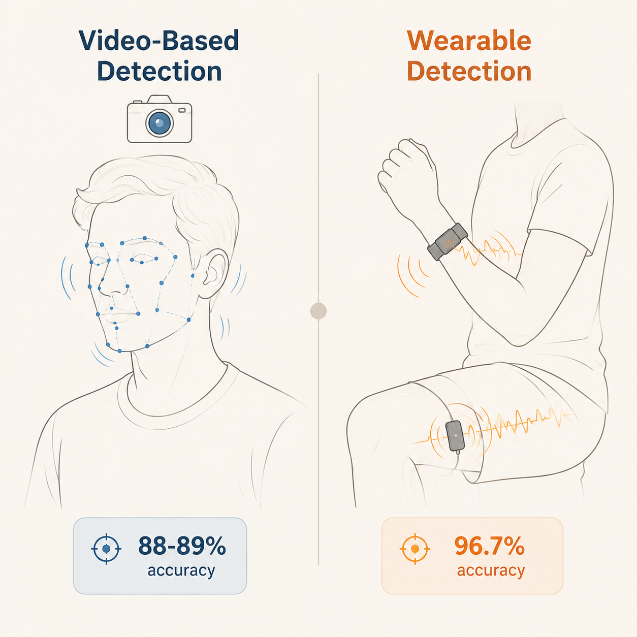 Comparison of video-based tic detection accuracy and wearable sensor tic detection accuracy