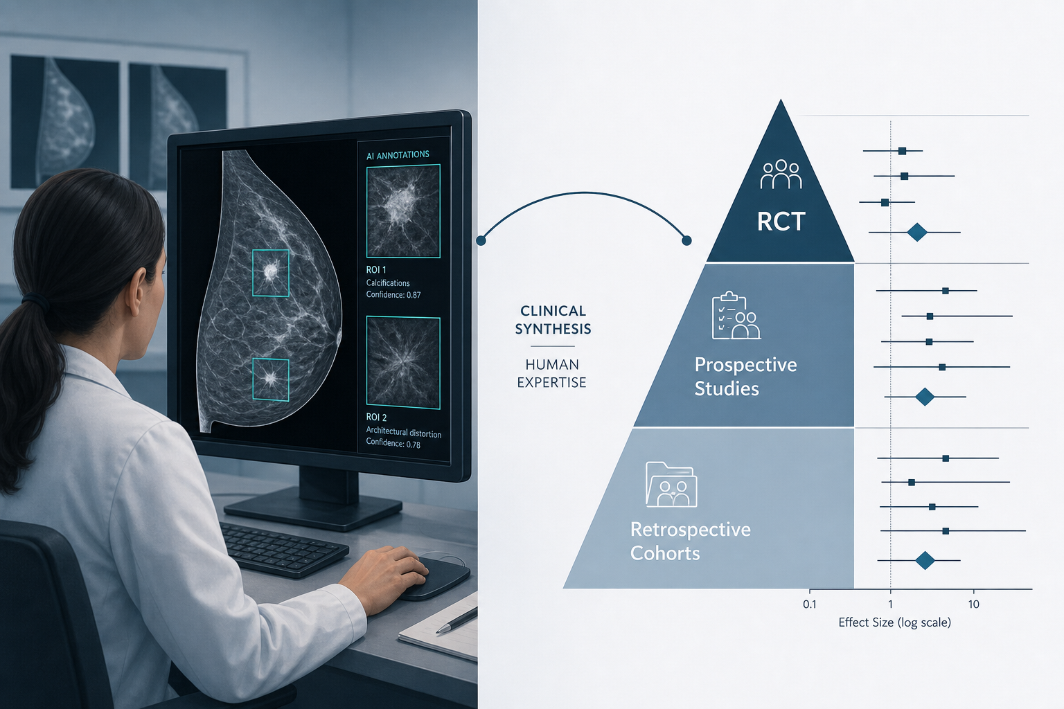AI in Breast Cancer Screening: What the BMJ Open 2025 Systematic Review and 2026 RCT Evidence Actually Show