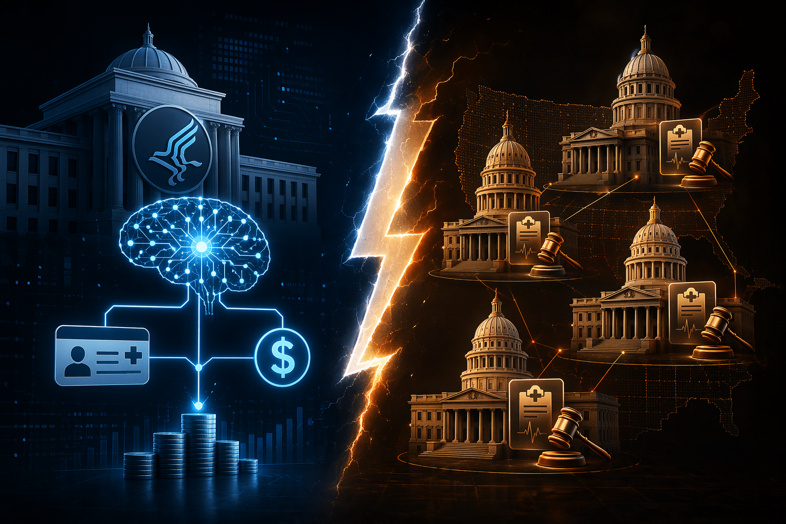 CMS WISeR model contrasted with state AI denial restriction laws