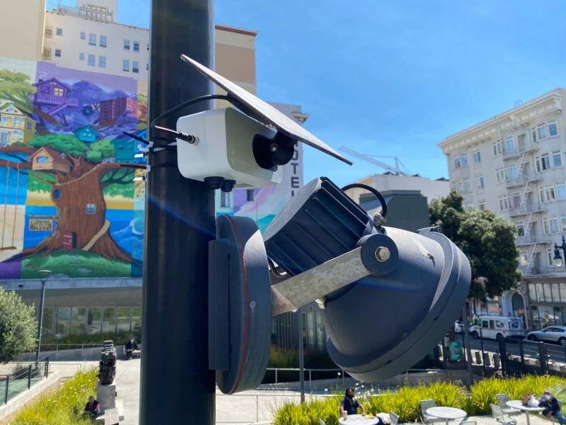 Community air quality sensor installation in San Francisco's Tenderloin neighborhood