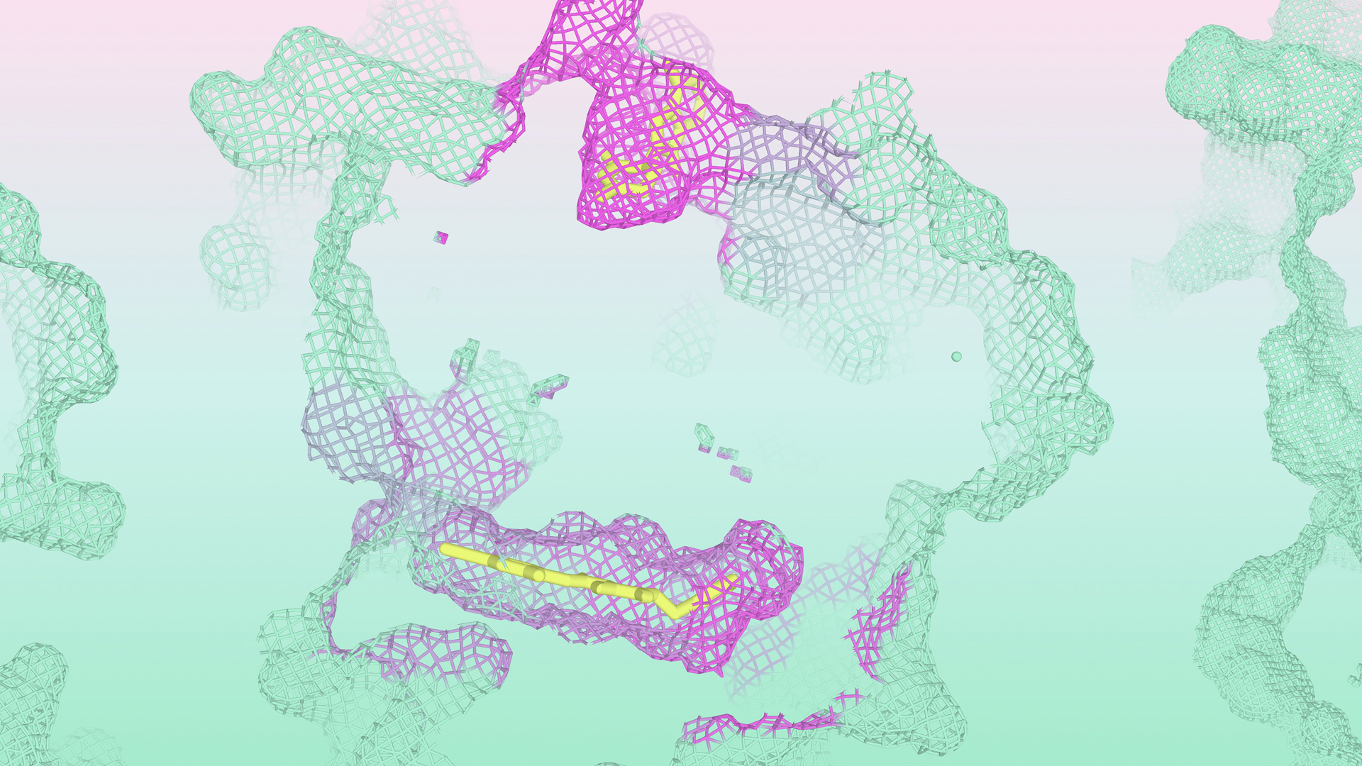 Isomorphic Labs AI drug design engine with protein ligand molecular visualization